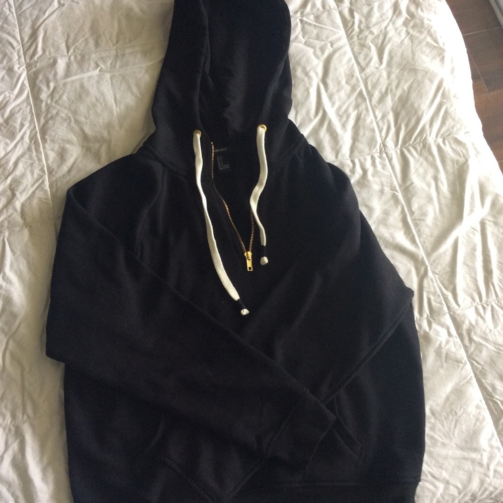 Gold Accented Black Hoodie